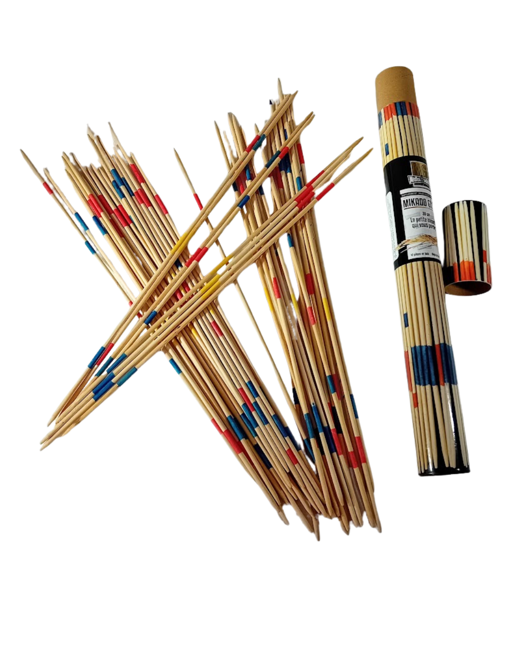 MISTER GADGET - MG20321 - Jeu Mikado 3 ans à 99 ans Geant 41 Pieces en Bois MISTER GADGET - MG20321 - Jeu Mikado 3 ans à 99 ans Geant 41 Pieces en Bois