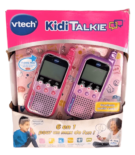 Vtech - Kidi Talkie Rose - Talkie-Walkie Enfants Avec Écran et Jeux, Jouet  Électronique Éducatif – Version FR : : Jeux et Jouets