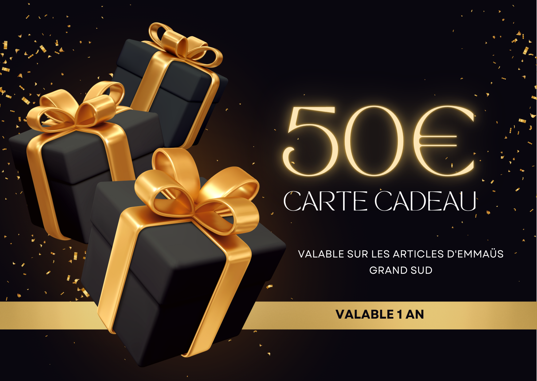 Carte cadeau 50 euros