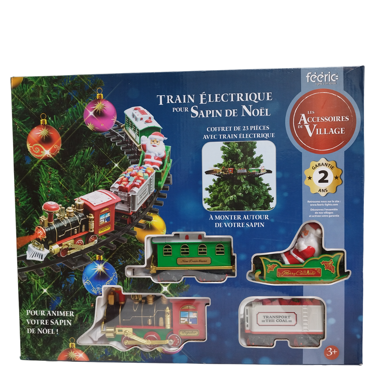 Balade à bord du petit train électrique de Noël à Saintes