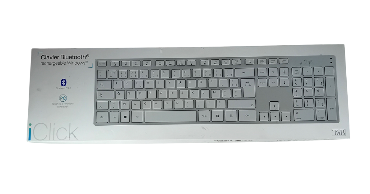 TNB KBWIN – Clavier Bluetooth Rechargeable pour Windows - Mi Emmaüs ...