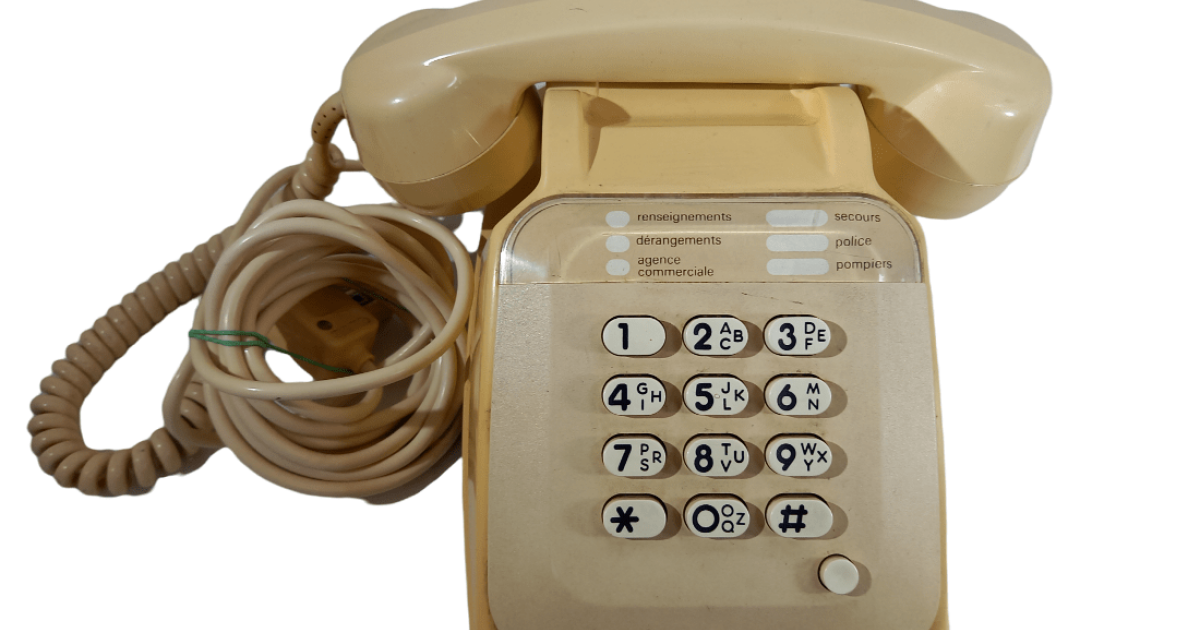 Téléphone Vintage À Touche - Rétro Vintage Mania Téléphone Vintage À Touche - Rétro Vintage Mania