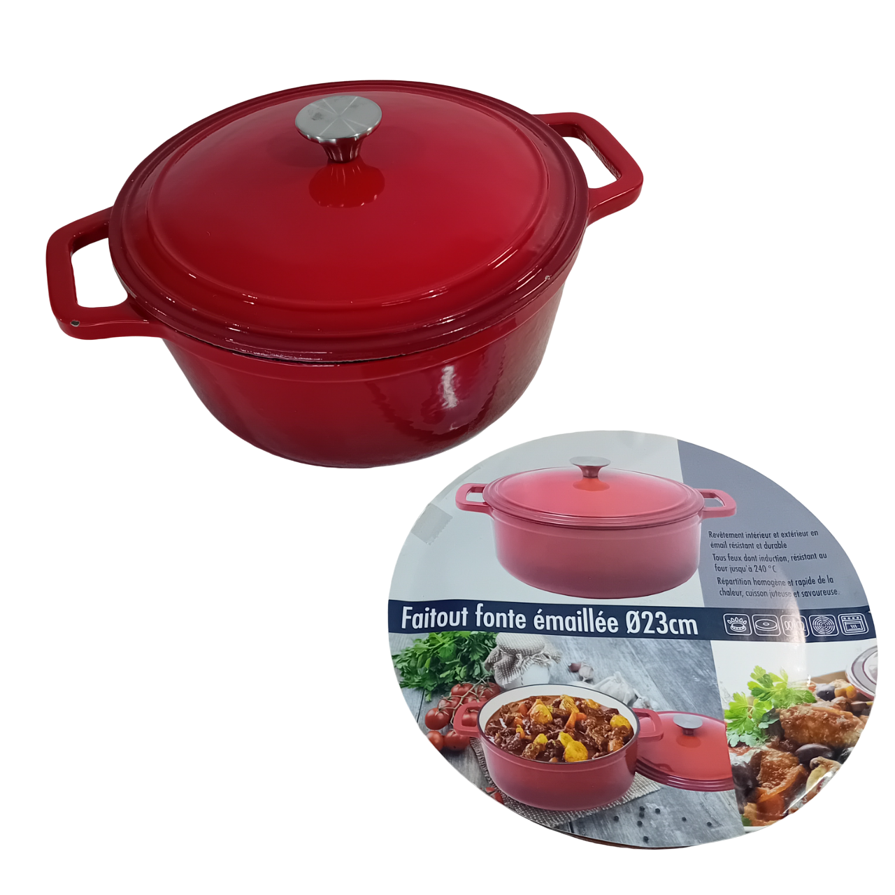 Mini Cocotte Fonte Émaillée 1L Colorée - Individuelle Mini Cocotte Fonte Émaillée 1L Colorée - Individuelle